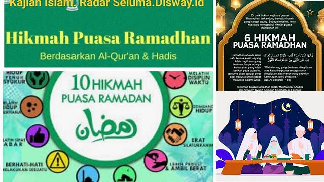 5 Hikmah Puasa Ramadhan