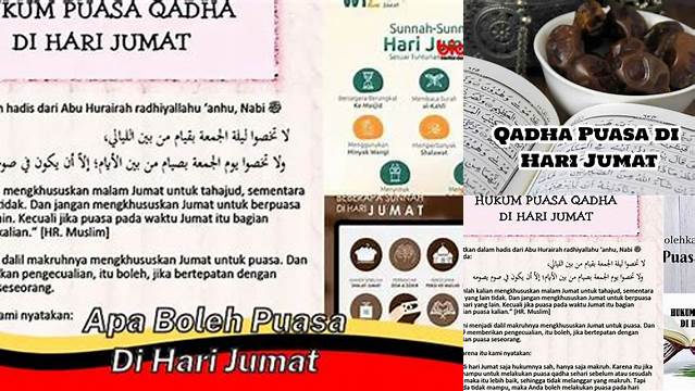 Apa Boleh Puasa Di Hari Jumat