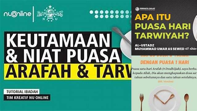 Apa Itu Puasa Tarwiyah