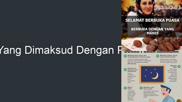 Apa Yang Dimaksud Dengan Puasa