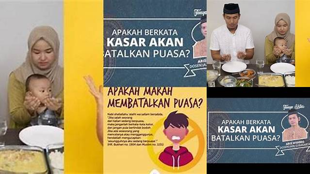 Apakah Berkata Kasar Membatalkan Puasa