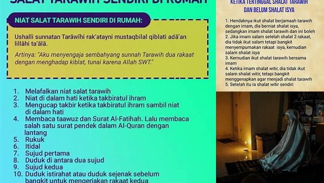 Bolehkah Shalat Tarawih di Rumah? Ini Penjelasannya