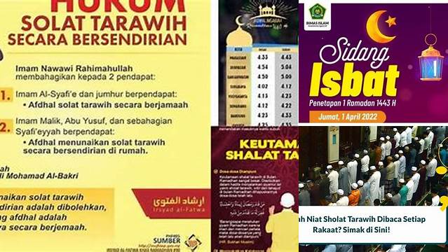 Apakah Hari Ini Ada Tarawih? Panduan Lengkap Tarawih