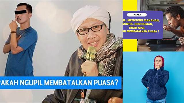 Apakah Ngupil Membatalkan Puasa