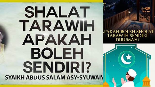 Panduan Lengkap Tarawih Sendiri: Hukum, Syarat, dan Tata Cara