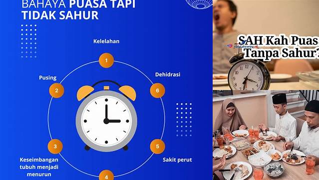 Apakah Tidak Sahur Boleh Puasa