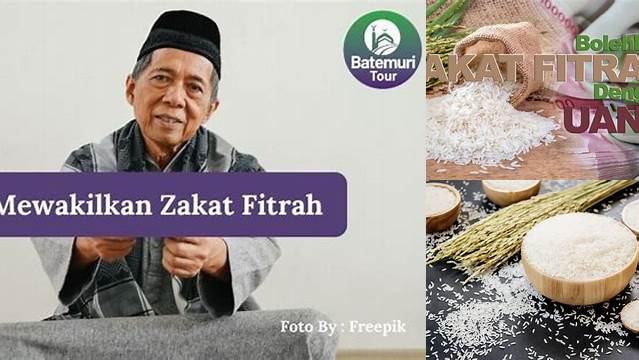 Tips Mewakilkan Zakat Fitrah: Panduan Lengkap