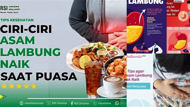 Asam Lambung Naik Saat Puasa