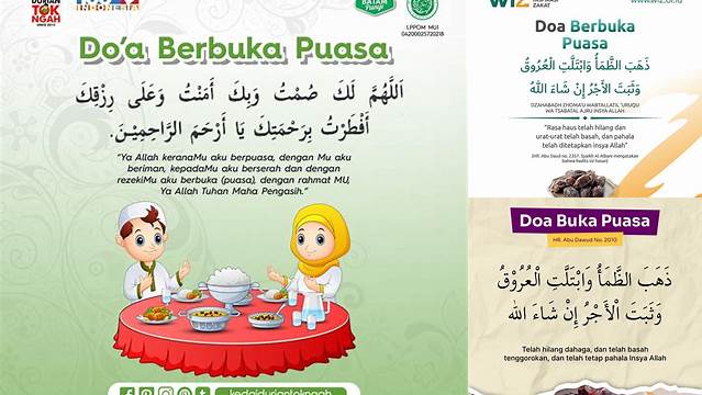 Baca Doa Buka Puasa