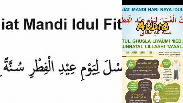 Bacaan Mandi Idul Fitri