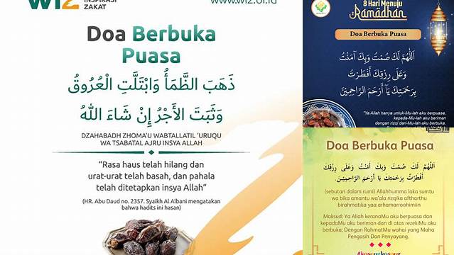 Bacaan Doa Buka Puasa