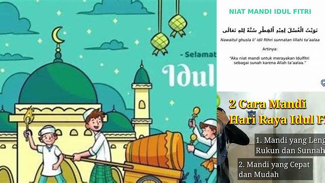Bacaan Mandi Idul Fitri