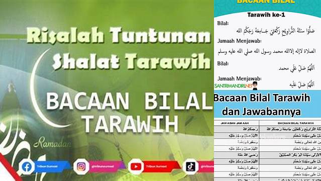 Panduan Lengkap Bacaan Tarawih: Pahala Maksimal di Bulan Ramadan