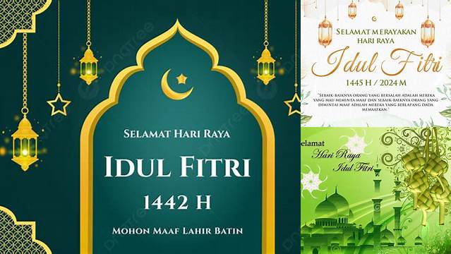 Background Ucapan Idul Fitri 2024