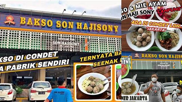 Cara Jitu Nikmati Bakso Haji Sony Condet, Kuliner Legendaris Jakarta!