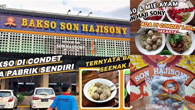 Tips Menikmati Kelezatan Bakso Son Haji Sony 1