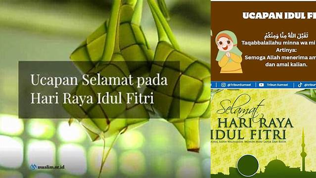 Balasan Ucapan Idul Fitri Sesuai Sunnah