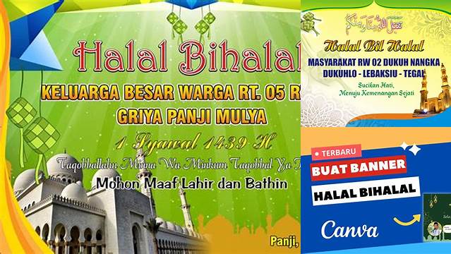 Banner Halal Bihalal Idul Fitri