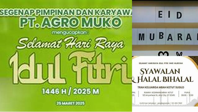 Banner Halal Bihalal Idul Fitri