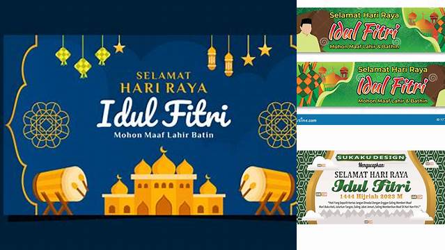 Banner Selamat Hari Raya Idul Fitri