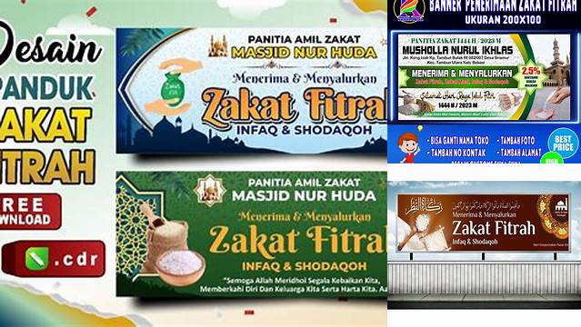 Tips Membuat Spanduk Zakat Fitrah yang Efektif