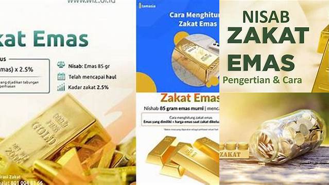 Cara Mudah Pahami Batas Zakat Emas