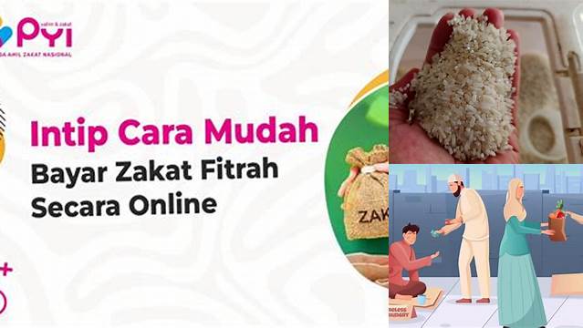 Mudah dan Praktis Bayar Zakat Fitrah Online