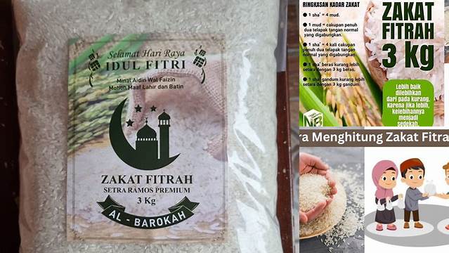 Cara Tepat Menentukan Berapa Beras untuk Zakat Fitrah