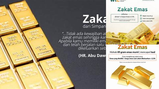 Cara Menghitung Berapa Gram Emas yang Wajib Dizakatkan