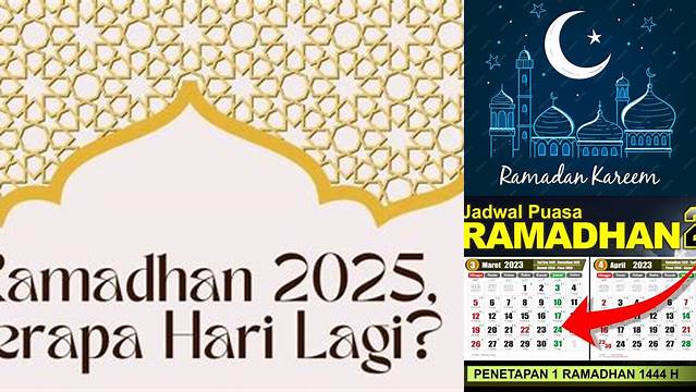 Berapa Hari Lagi Puasa Ramadhan