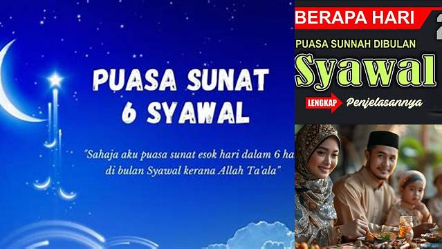 Berapa Hari Puasa Syawal