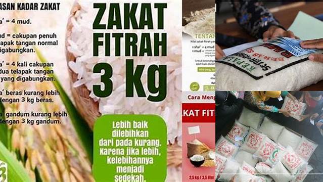 Berapa Kg Zakat Fitrah yang Harus Dikeluarkan? Ini Penjelasannya