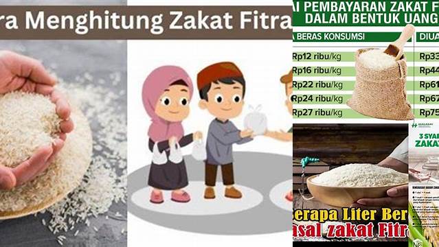 Berapa Liter Beras Untuk Zakat Fitrah yang Tepat?