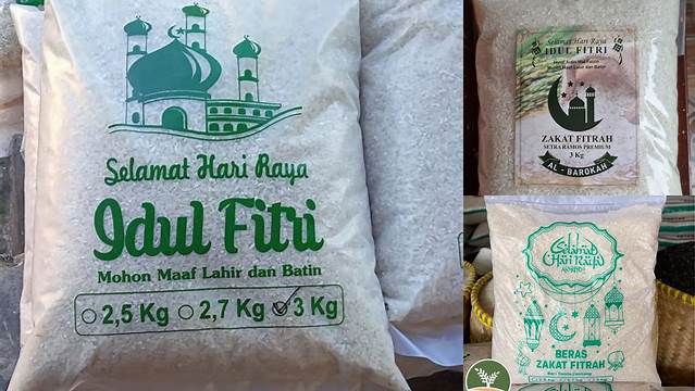 Panduan Lengkap Bayar Zakat Fitrah dengan Beras