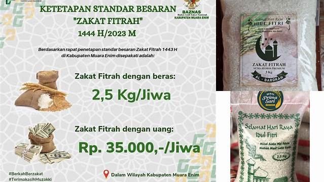 Cara Tepat Tunaikan Zakat Fitrah: Berapa Kilogram Berasnya?