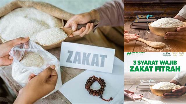 Panduan Berat Zakat Fitrah yang Tepat dan Benar