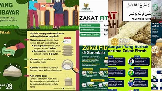 Besar dan Cara Hitung Zakat Fitrah yang Benar