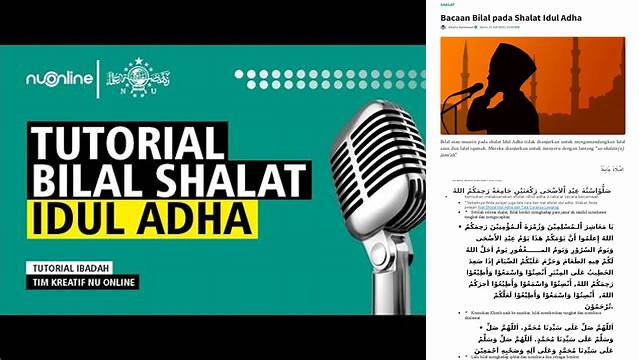 Bilal Idul Adha Nu Online