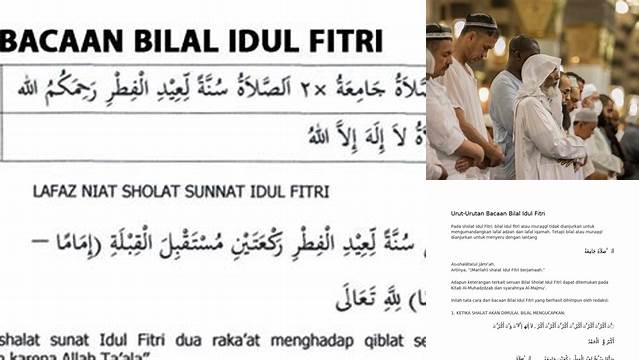 Bilal Idul Fitri Pdf