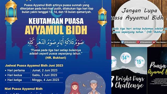 Bolehkah Puasa Ayyamul Bidh 2 Hari