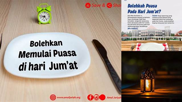 Bolehkah Puasa Di Hari Jumat