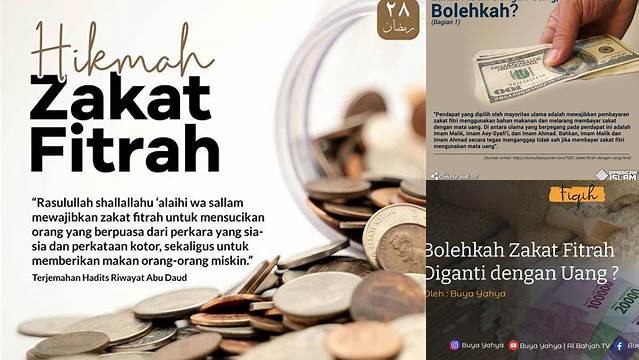  Bolehkah Zakat Fitrah Dengan Uang? Simak Penjelasannya 