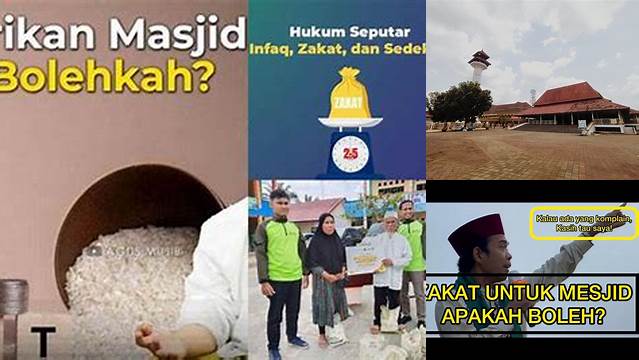 Zakat Penghasilan untuk Masjid: Panduan Lengkap