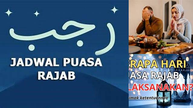 Brapa Hari Puasa Rajab