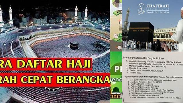 Cara Daftar Haji Cepat Berangkat: Panduan Lengkap