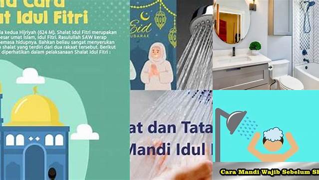 Cara Mandi Sholat Idul Fitri