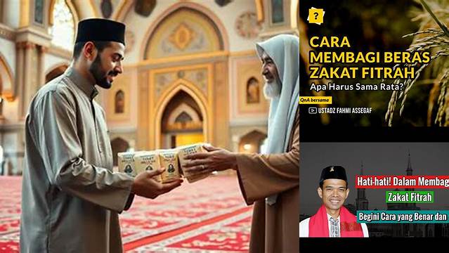 Cara Membagi Zakat Fitrah: Panduan Lengkap