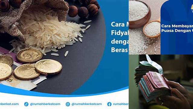 Cara Membayar Fidyah Puasa Dengan Uang