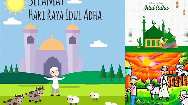 Cara Menggambar Hari Raya Idul Adha