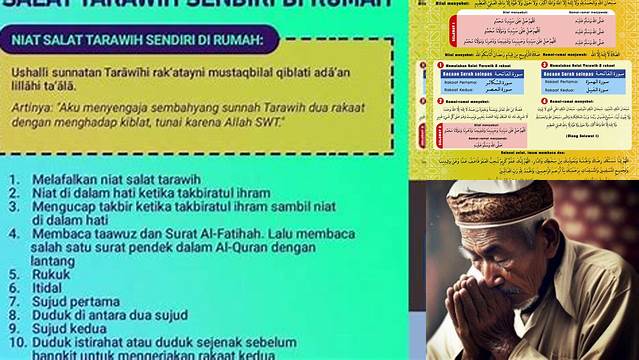 Cara Shalat Tarawih Sendiri yang Benar dan Khusyuk